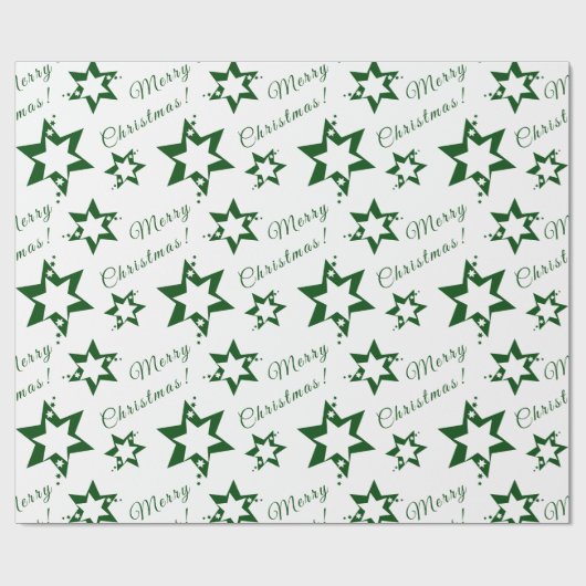 Groen kerstcadeaupapier cadeaupapier (Vlak)