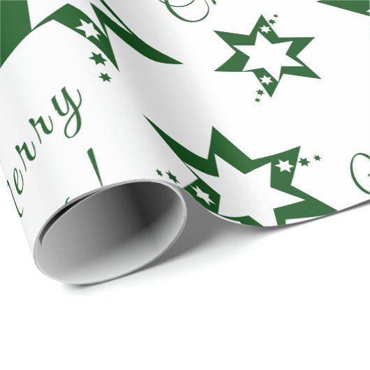 Groen kerstcadeauverpakkings papier (Rol Hoek)
