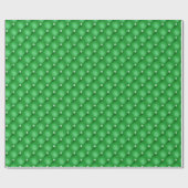 Groen kerstpapier met diamanten cadeaupapier (Vlak)