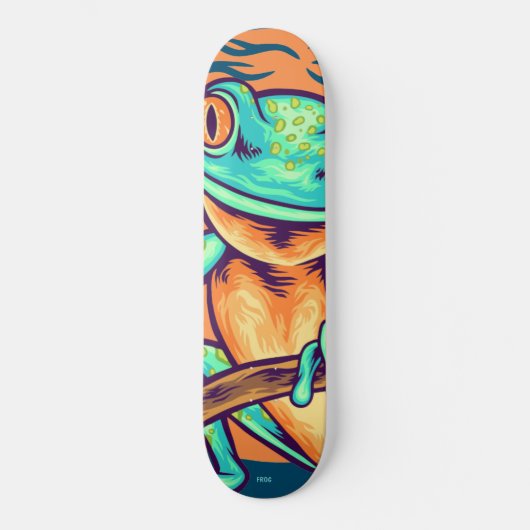 Groen kikkerbord - koude kikkerborden skateboard (Voorkant)