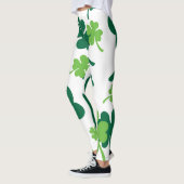 Groen klavertje vier blaadjes. St. Patrick's Day Leggings (Links)