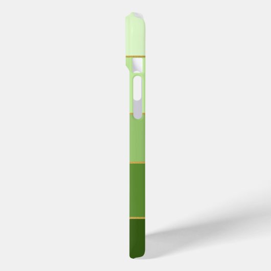 Groen kleurblok gepersonaliseerd Case-Mate iPhone case (Achterkant / Links)