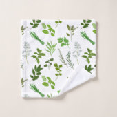 Groen koken Culinaire tuin kruiden Bad Handdoek (Wasdoekje)
