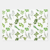 Groen koken Culinaire tuin kruiden Inpakpapier Vel (Voorkant 3)