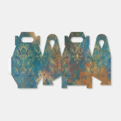 Groen Koper Patina    Bedankdoosjes (Uitgevouwen)