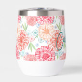 Groen koraal rood blauw Oranje restantkunst (Voorkant)