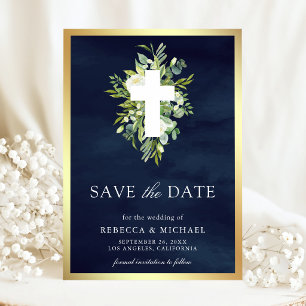 Groen Kruis Katholieke Marine Huwelijk Save The Da Date