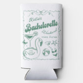 Groen Laatste Toast Beach Bachelorette Party (Achterkant)