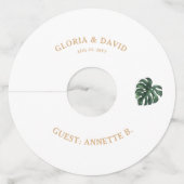 Groen Label van glanzen (Voorkant)