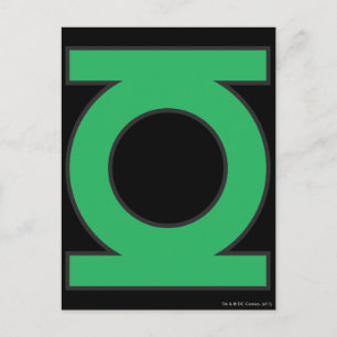 Groen lampje Lantern Briefkaart