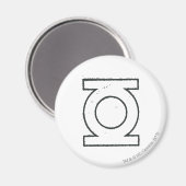 Groen lampje Lantern BW Magneet (Voorkant / Achterkant)