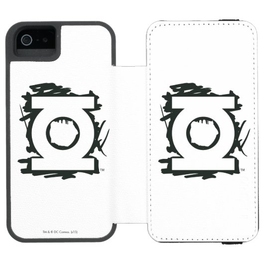 Groen lampje Lantern Incipio iPhone Portemonnee Hoesje (Agenda Open)