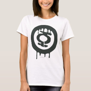 Groen lampje Verf T-shirt
