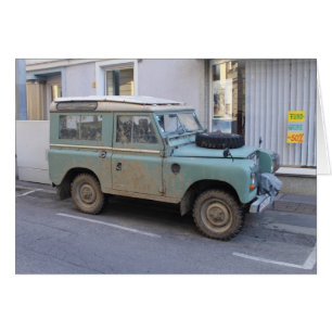 Groen land Rover