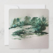 Groen landschap abstract (Voorkant)
