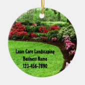 Groen landschap in de startfase keramisch ornament (Voorkant)