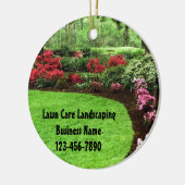 Groen landschap in de startfase keramisch ornament (Links)