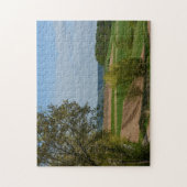 Groen landschap legpuzzel (Verticaal)