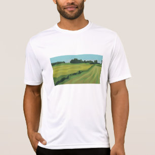 Groen landschap op het platteland t-shirt