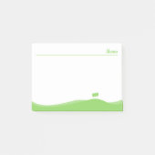 Groen landschap post-it® notes (Voorkant)