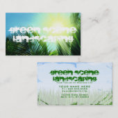 groen landschap visitekaartje (Voorkant / Achterkant)