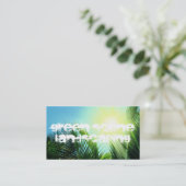 groen landschap visitekaartje (Staand voorkant)