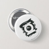 Groen lantaarnspuitsymbool ronde button 5,7 cm (Voorkant /achterkant)