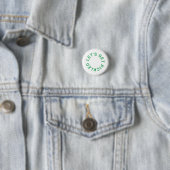 Groen laten we pickled crest pickleball ronde button 3,2 cm (In situ)