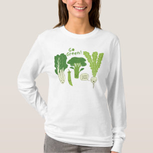 Groen! Leafy Green Vegetables   Cute Veggies T-shirt