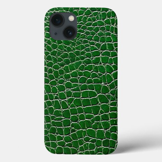 Groen leer effect patroon Case-Mate iPhone case (Achterkant)