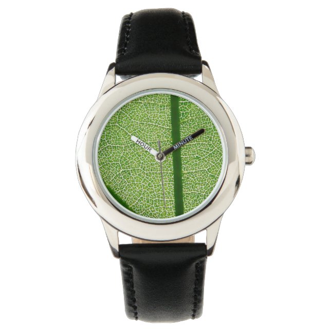 Groen lef dicht horloge (Voorkant)