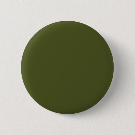 Groen leger (vaste kleur) ronde button 5,7 cm (Voorkant)