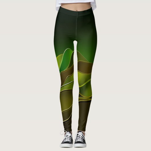 groen leggings (Voorkant)
