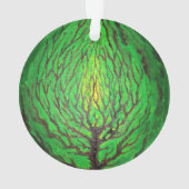 Groen leven ornament (achterkant)