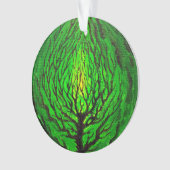 Groen leven ornament (voorkant)