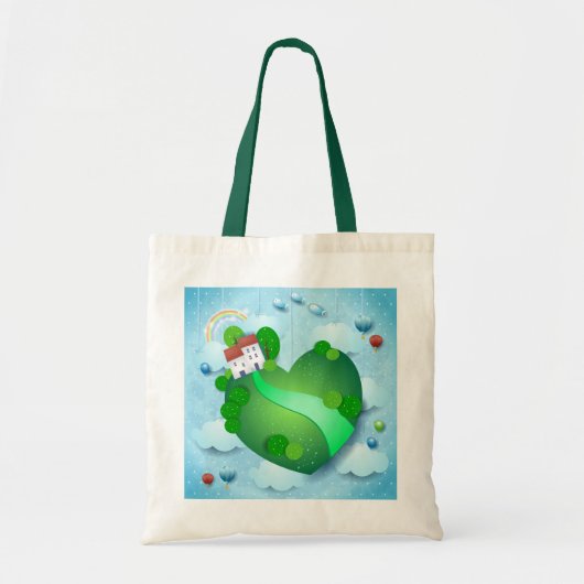 Groen leven tote bag (Voorkant)