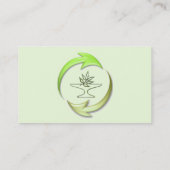 Groen levend Visitekaartje (Achterkant)
