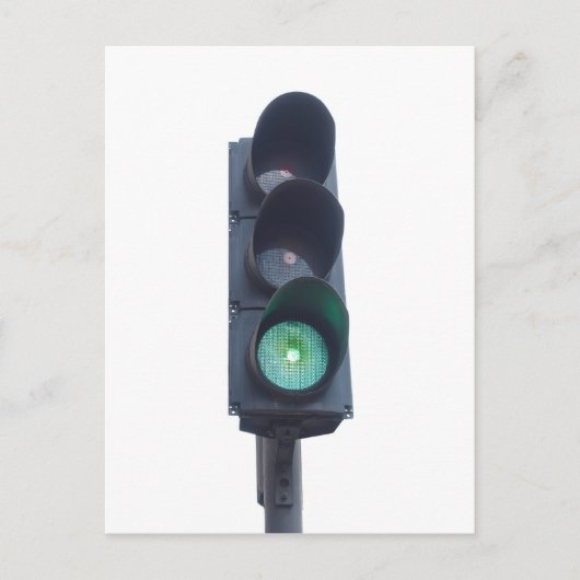 Groen licht briefkaart (Voorkant)