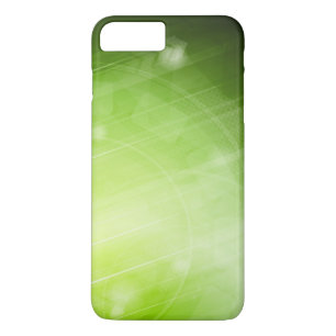 Groen lichtontwerp in hi-tech stijl 	iPhone 8 plus / 7 plus hoesje