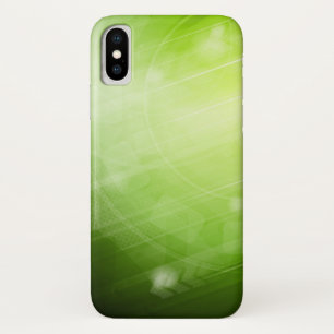 Groen lichtontwerp in hi-tech stijl iPhone x hoesje