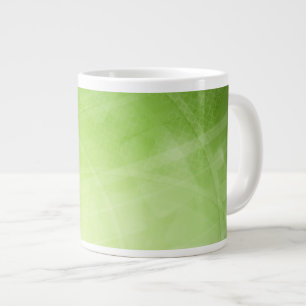 Groen lichtontwerp in hi-tech stijl grote koffiekop