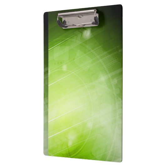 Groen lichtontwerp in hi-tech stijl klembord (Links)