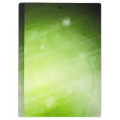 Groen lichtontwerp in hi-tech stijl klembord (Achterkant)