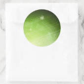 Groen lichtontwerp in hi-tech stijl ronde sticker (Tas)