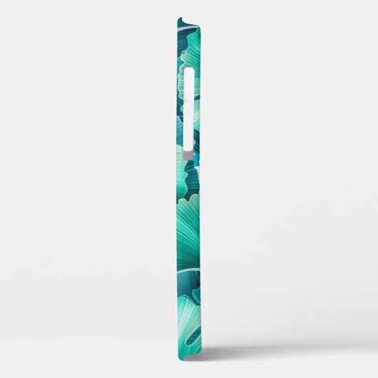 Groen lichtpatroon van biloba Case-Mate iPhone case (Achterkant / Links)