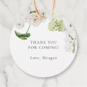 Groen Liefde In Bloom Vrijgezellenfeest Bedankjes Labels (Achterkant)