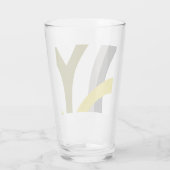 Groen lijnglas glas (Achterkant)