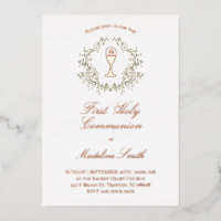 Groen lijst Eerste Heilige Communie