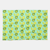 Groen Limoen Patroon Theedoek (Horizontaal)