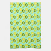 Groen Limoen Patroon Theedoek (Verticaal)